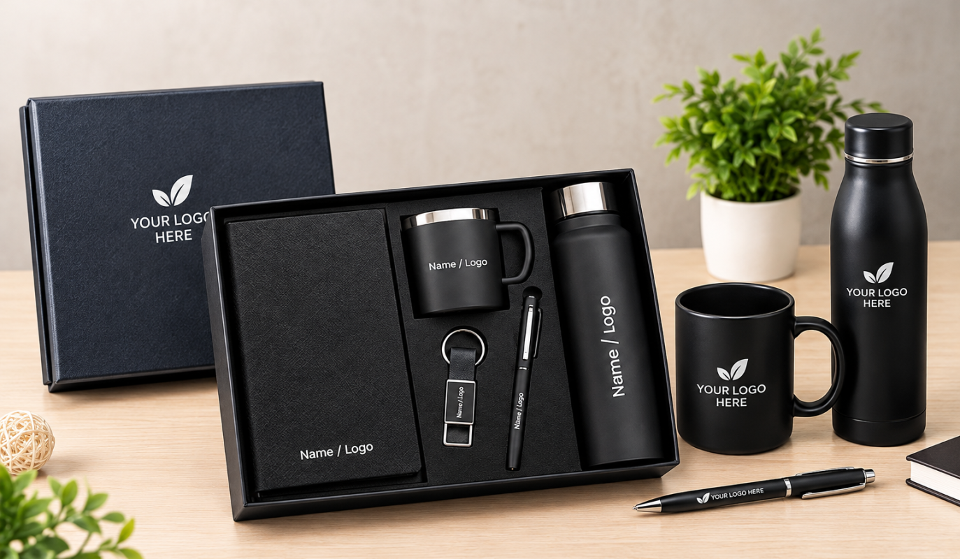Premium Black Corporate Gift Set