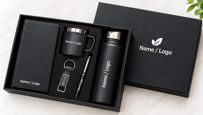 Premium Black Corporate Gift Set
